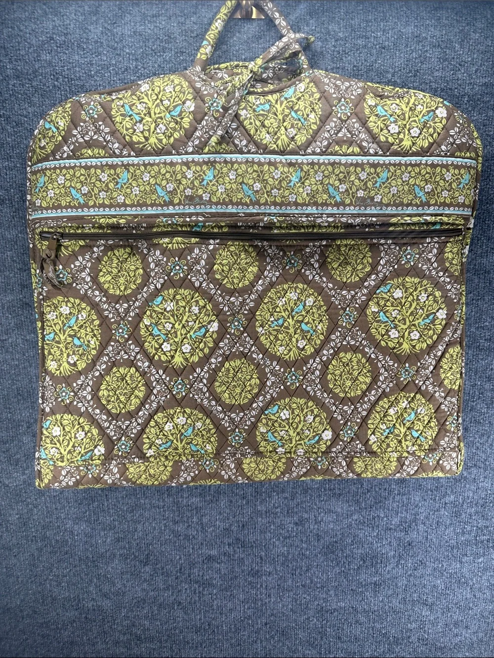 Vera Bradley Garment Bag Quilted Cotton Sittin In A Tree